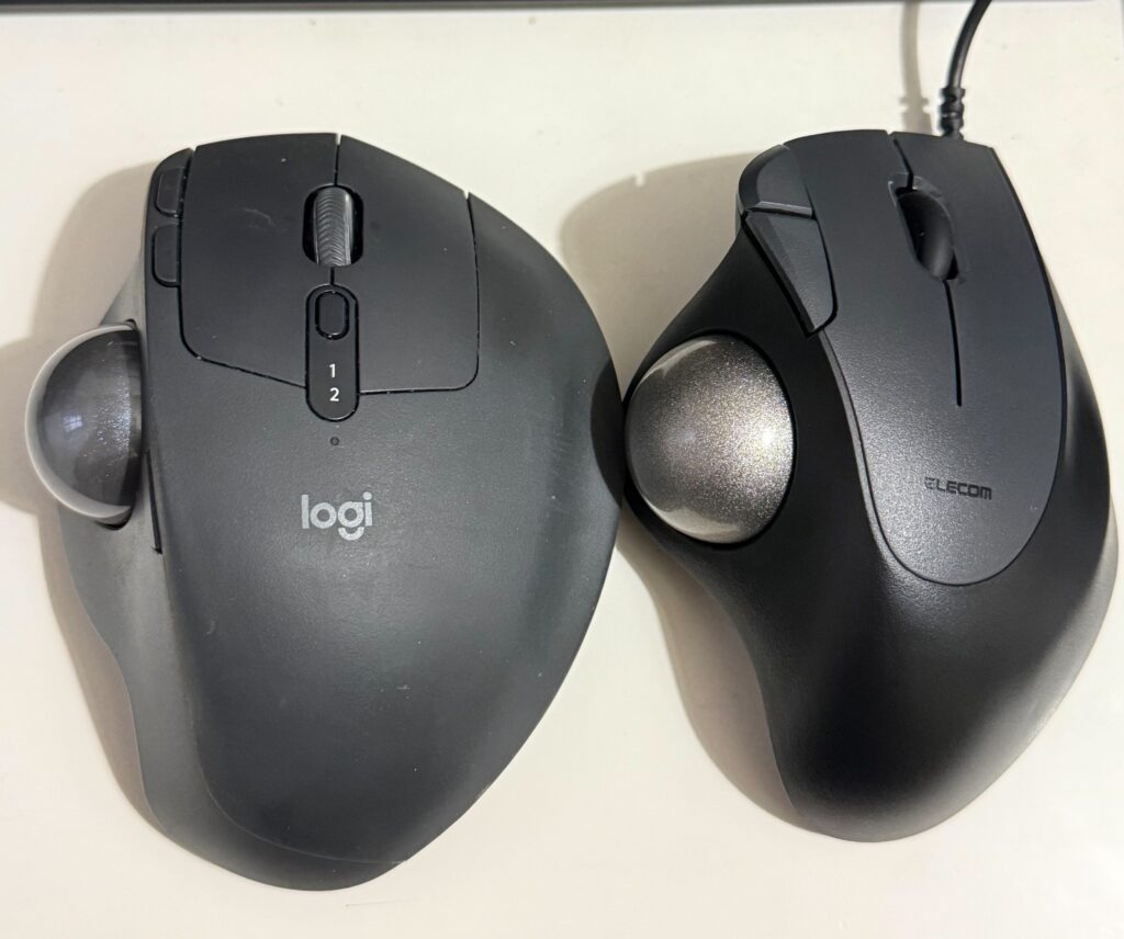 MX ERGOとエレコムISTの比較画像