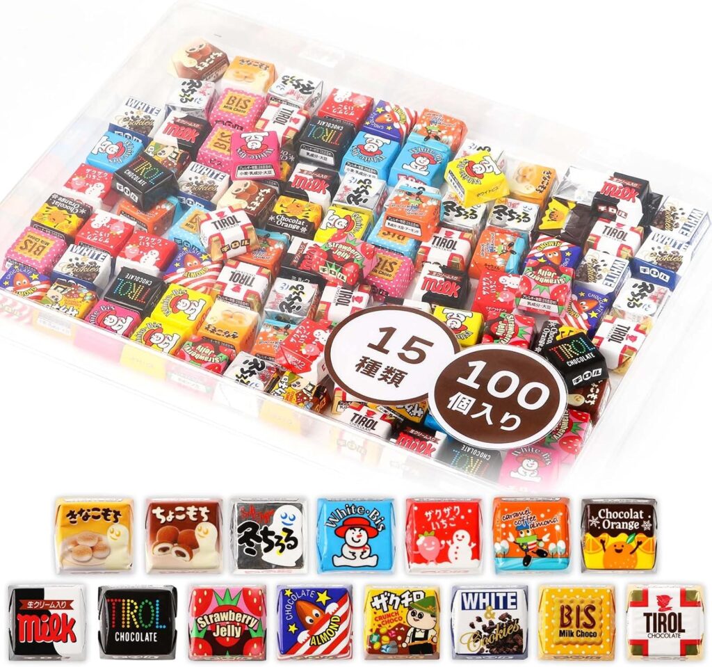 チロルチョコバラエティボックス 100個入りの画像