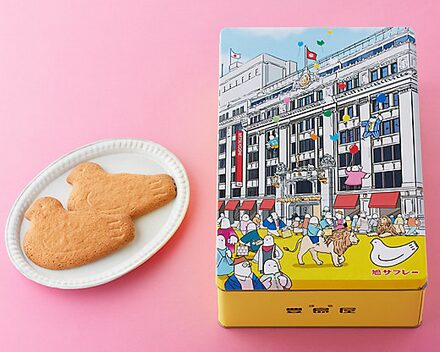 日本橋三越本店限定缶鳩サブレーの画像