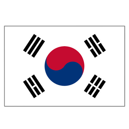 韓国の国旗の画像